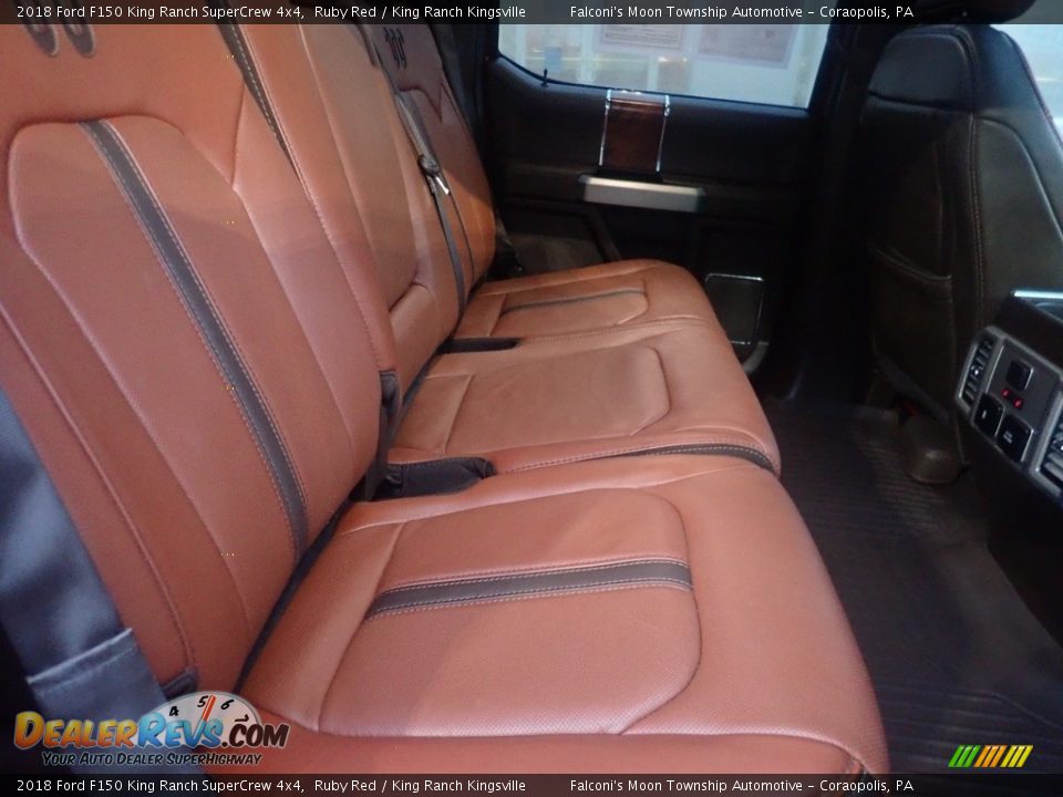 Rear Seat of 2018 Ford F150 King Ranch SuperCrew 4x4 Photo #16