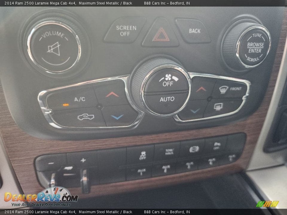 2014 Ram 2500 Laramie Mega Cab 4x4 Maximum Steel Metallic / Black Photo #15
