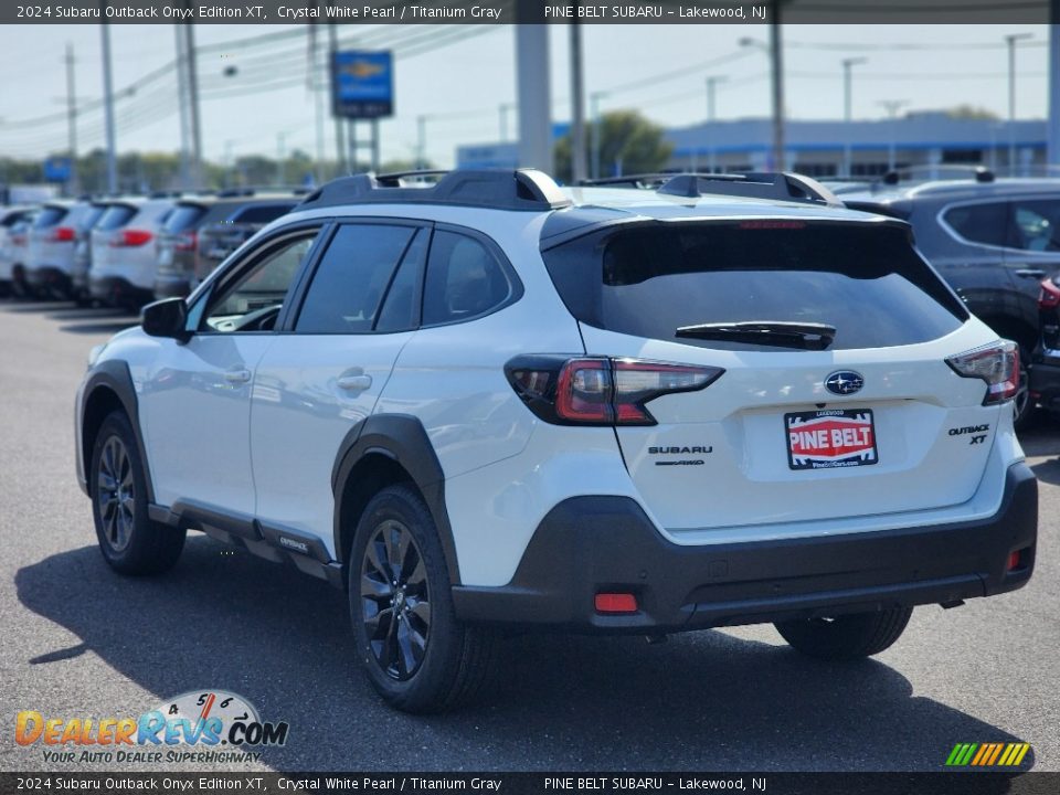 2024 Subaru Outback Onyx Edition XT Crystal White Pearl / Titanium Gray Photo #4