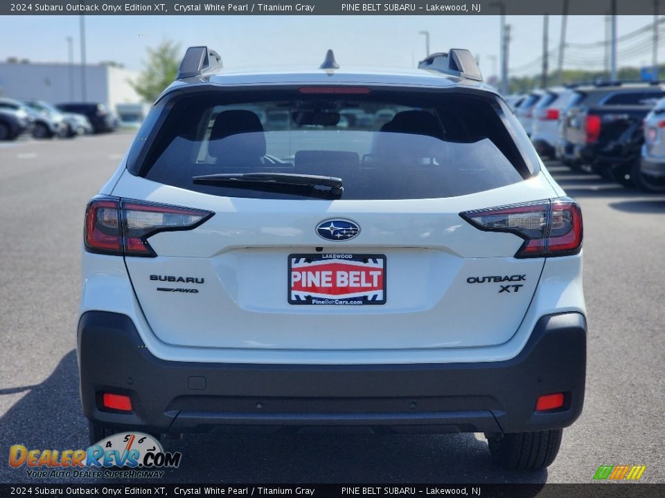 2024 Subaru Outback Onyx Edition XT Crystal White Pearl / Titanium Gray Photo #6