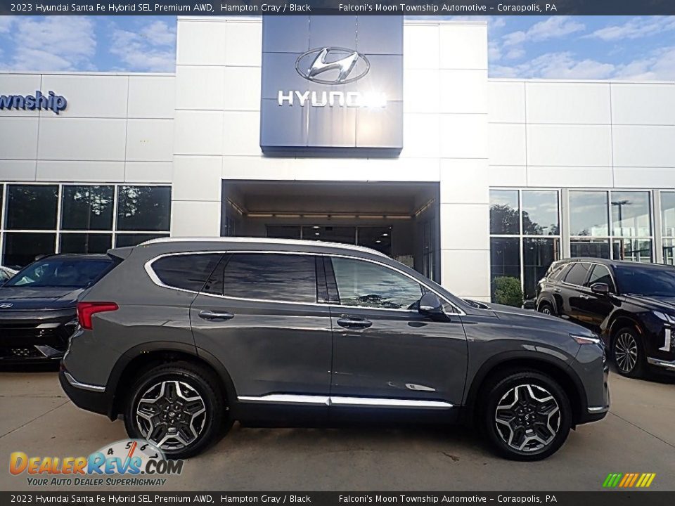 2023 Hyundai Santa Fe Hybrid SEL Premium AWD Hampton Gray / Black Photo #1