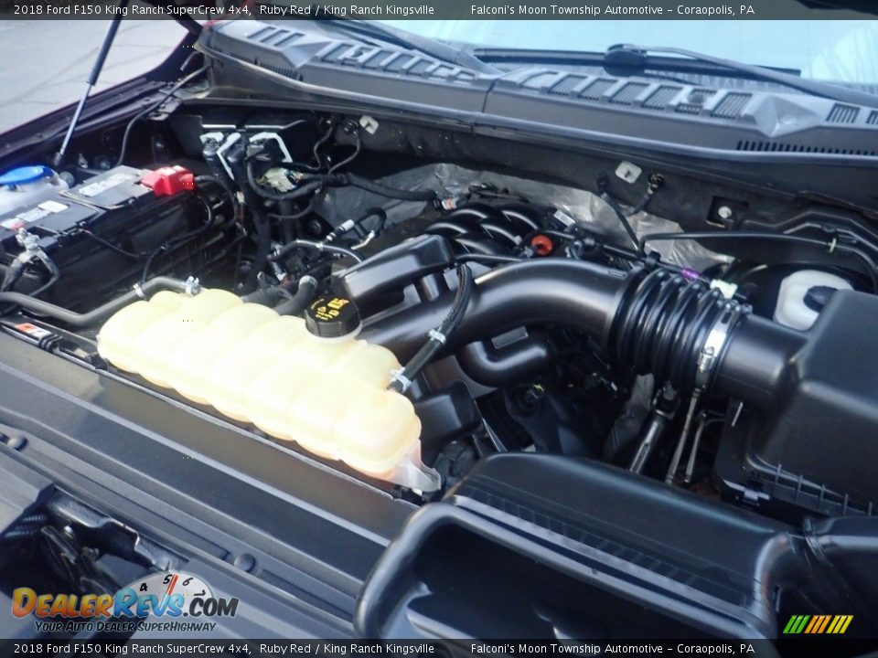 2018 Ford F150 King Ranch SuperCrew 4x4 5.0 Liter DI DOHC 32-Valve Ti-VCT E85 V8 Engine Photo #27