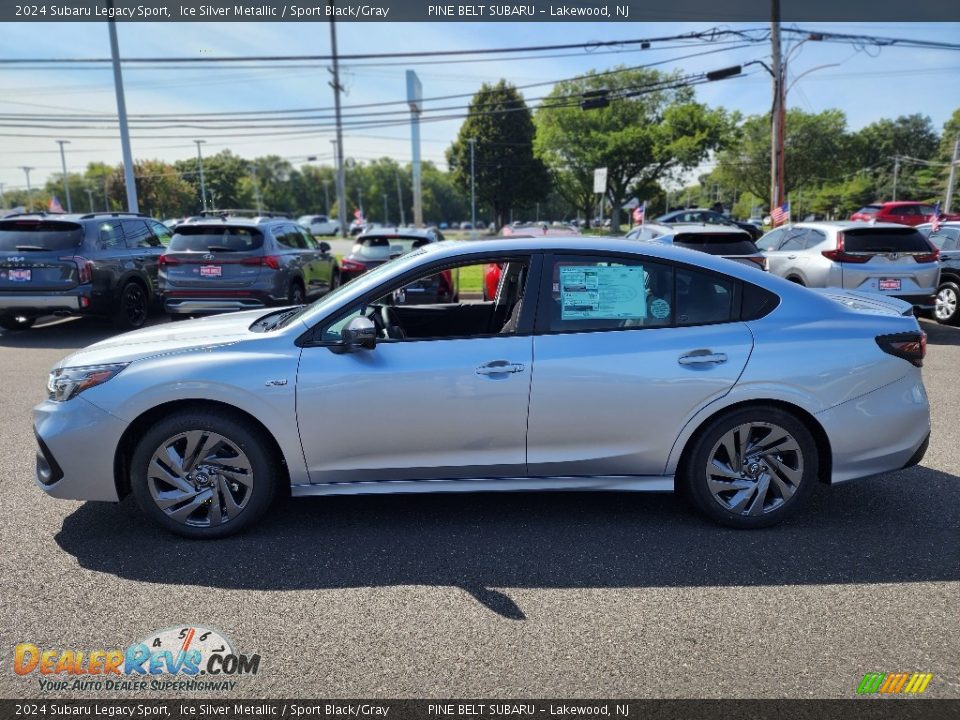 2024 Subaru Legacy Sport Ice Silver Metallic / Sport Black/Gray Photo #3