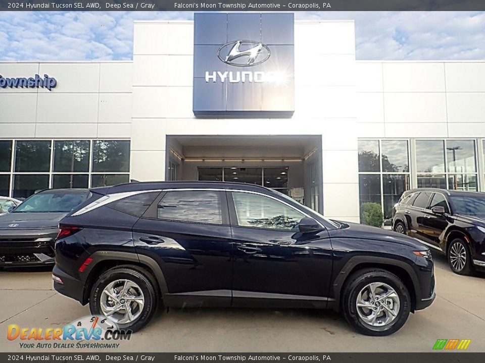 Deep Sea 2024 Hyundai Tucson SEL AWD Photo #1