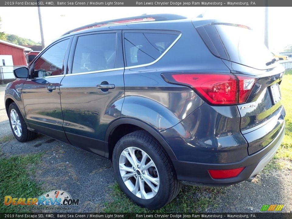 2019 Ford Escape SEL 4WD Baltic Sea Green / Medium Light Stone Photo #2