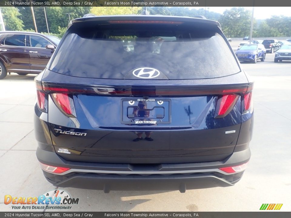 2024 Hyundai Tucson SEL AWD Deep Sea / Gray Photo #3