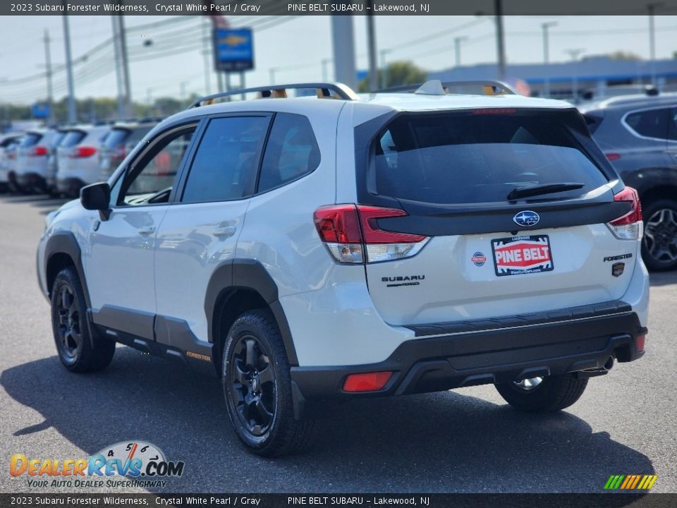 2023 Subaru Forester Wilderness Crystal White Pearl / Gray Photo #4