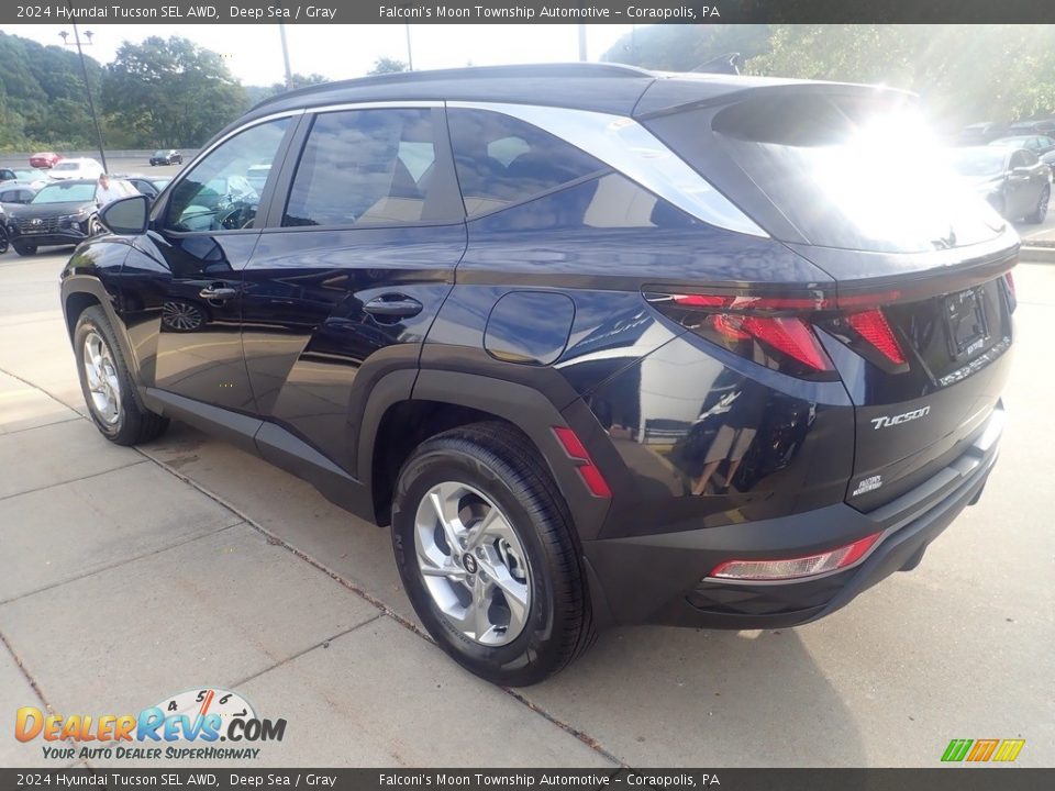 2024 Hyundai Tucson SEL AWD Deep Sea / Gray Photo #5