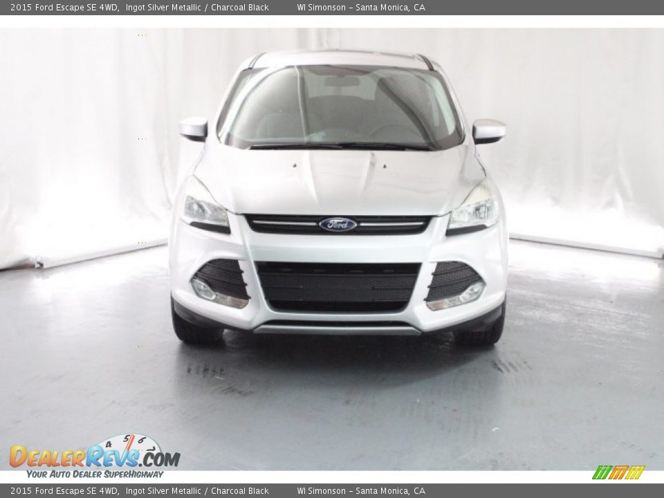 2015 Ford Escape SE 4WD Ingot Silver Metallic / Charcoal Black Photo #2