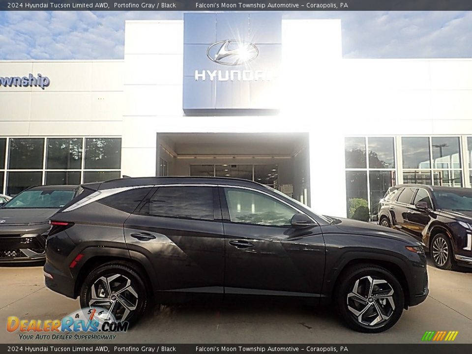 2024 Hyundai Tucson Limited AWD Portofino Gray / Black Photo #1