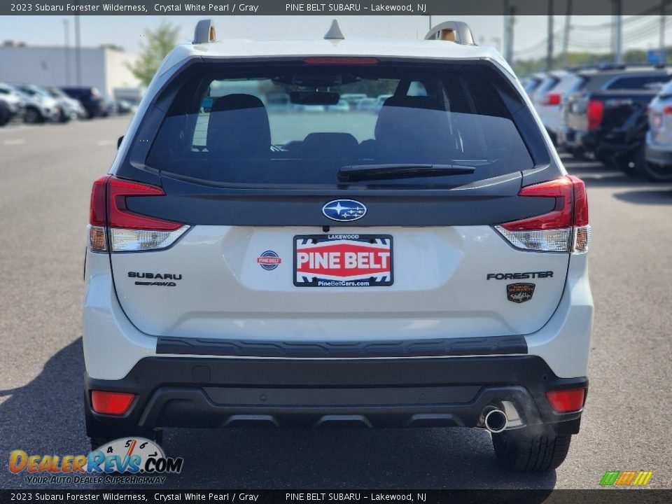2023 Subaru Forester Wilderness Crystal White Pearl / Gray Photo #6