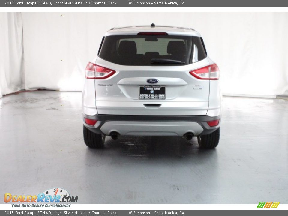 2015 Ford Escape SE 4WD Ingot Silver Metallic / Charcoal Black Photo #4