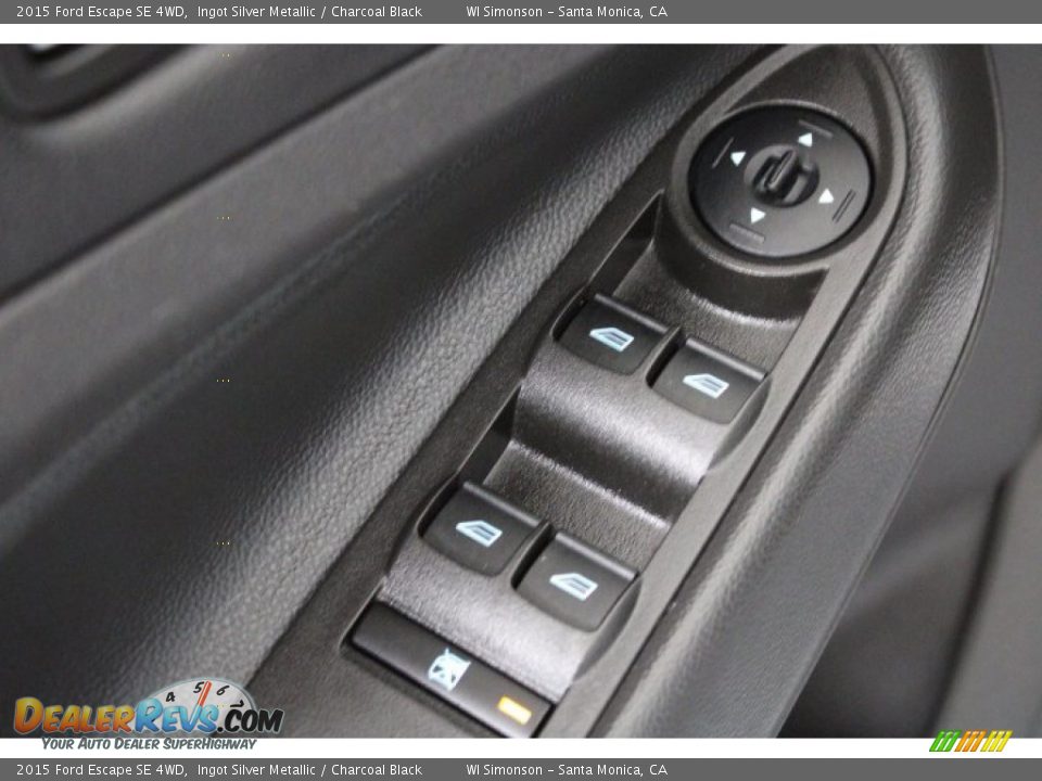 2015 Ford Escape SE 4WD Ingot Silver Metallic / Charcoal Black Photo #9