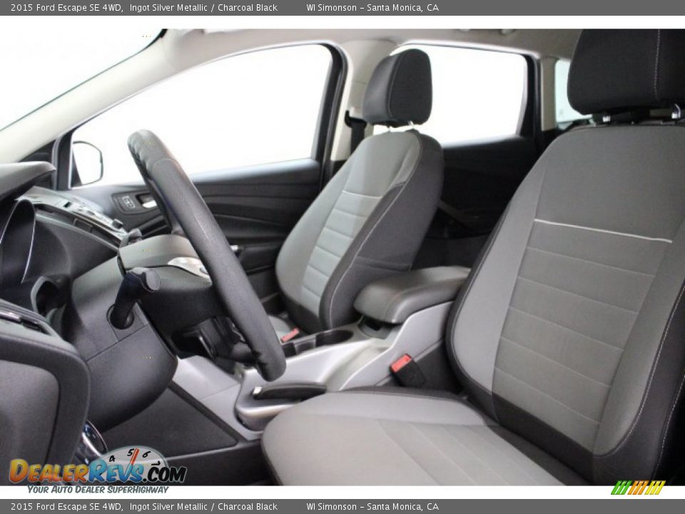 2015 Ford Escape SE 4WD Ingot Silver Metallic / Charcoal Black Photo #10