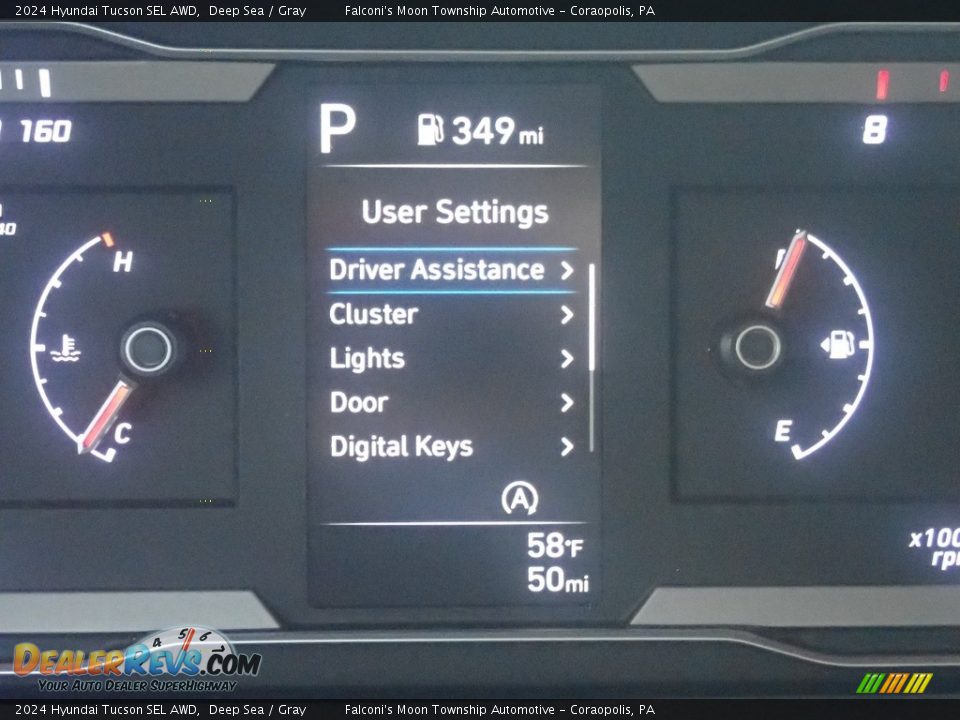 2024 Hyundai Tucson SEL AWD Gauges Photo #19