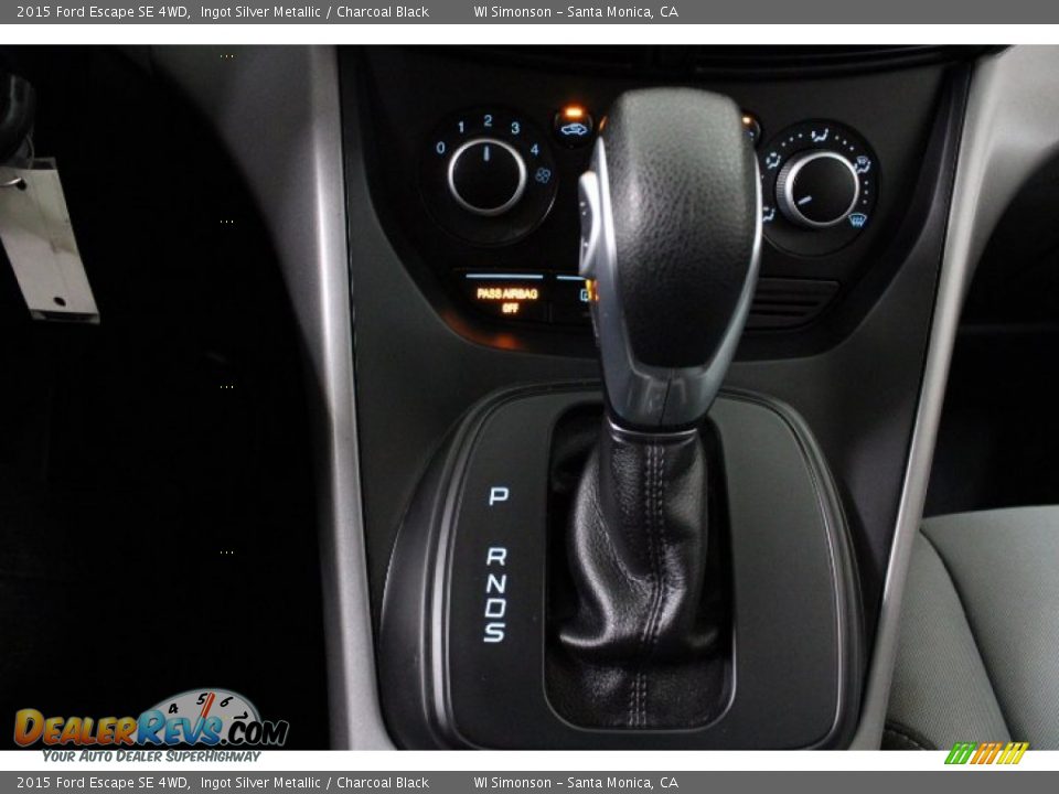 2015 Ford Escape SE 4WD Ingot Silver Metallic / Charcoal Black Photo #23