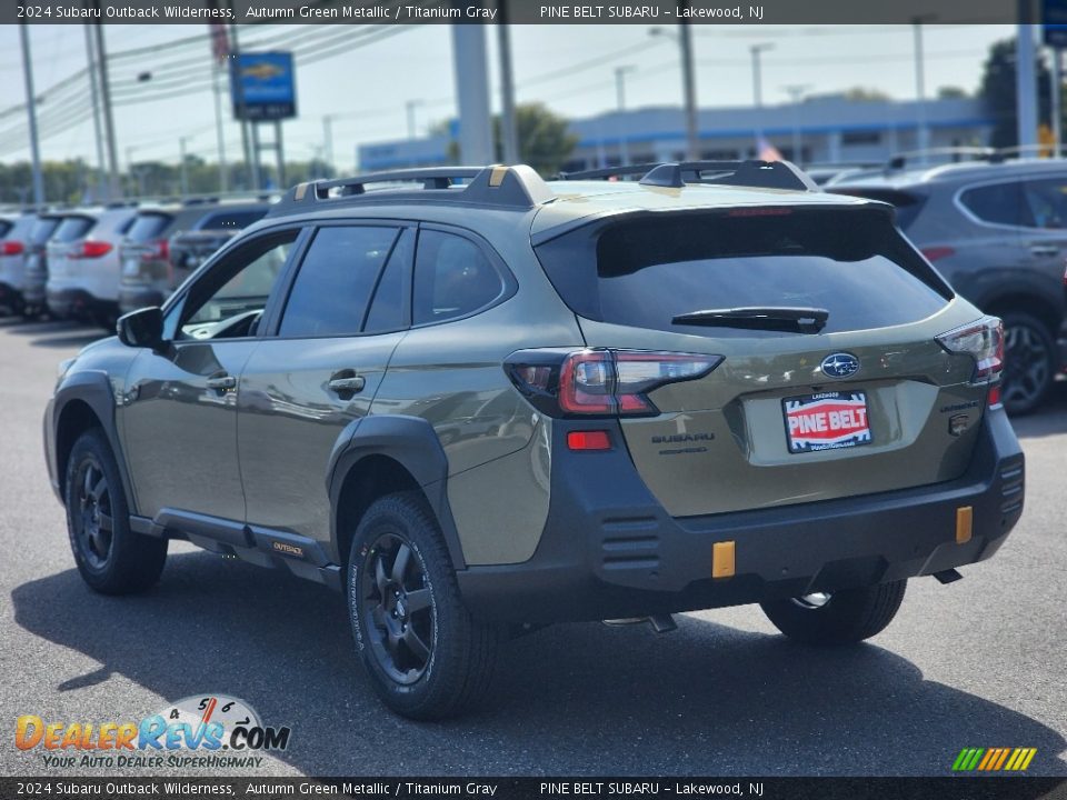 2024 Subaru Outback Wilderness Autumn Green Metallic / Titanium Gray Photo #4