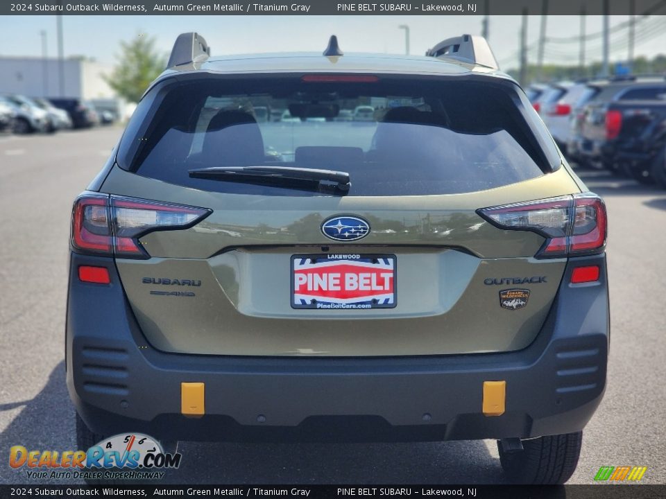 2024 Subaru Outback Wilderness Autumn Green Metallic / Titanium Gray Photo #6