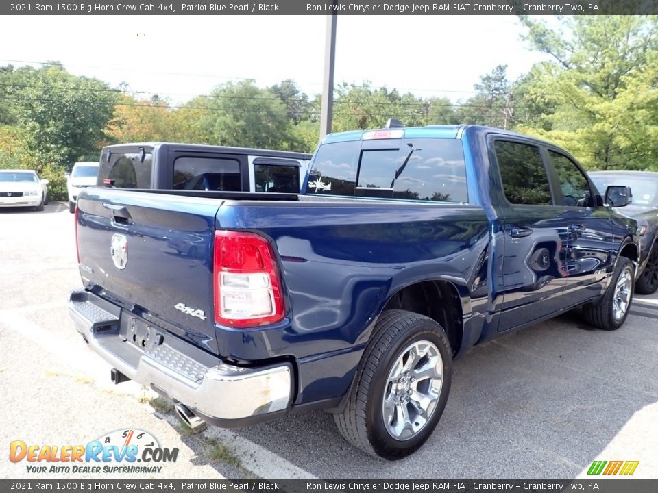 2021 Ram 1500 Big Horn Crew Cab 4x4 Patriot Blue Pearl / Black Photo #3