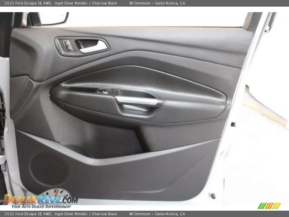 2015 Ford Escape SE 4WD Ingot Silver Metallic / Charcoal Black Photo #28