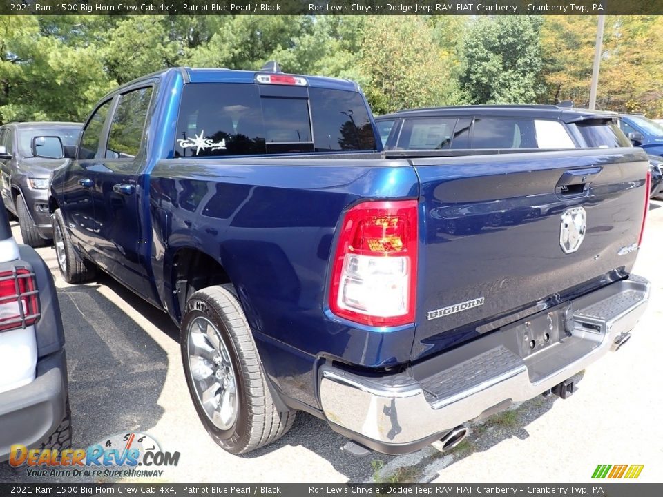 2021 Ram 1500 Big Horn Crew Cab 4x4 Patriot Blue Pearl / Black Photo #5