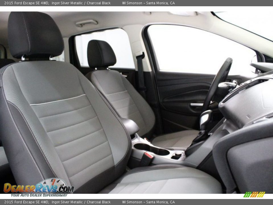 2015 Ford Escape SE 4WD Ingot Silver Metallic / Charcoal Black Photo #29