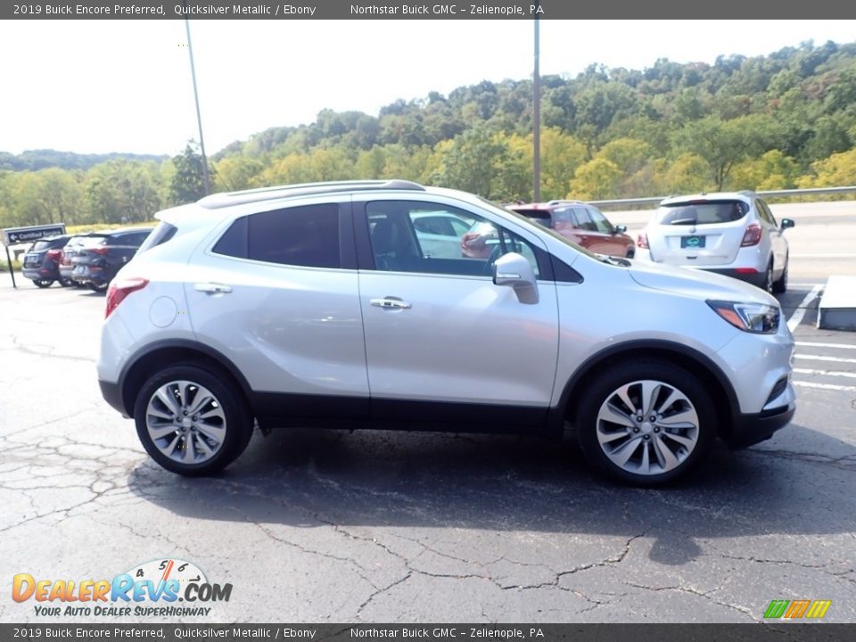 2019 Buick Encore Preferred Quicksilver Metallic / Ebony Photo #8