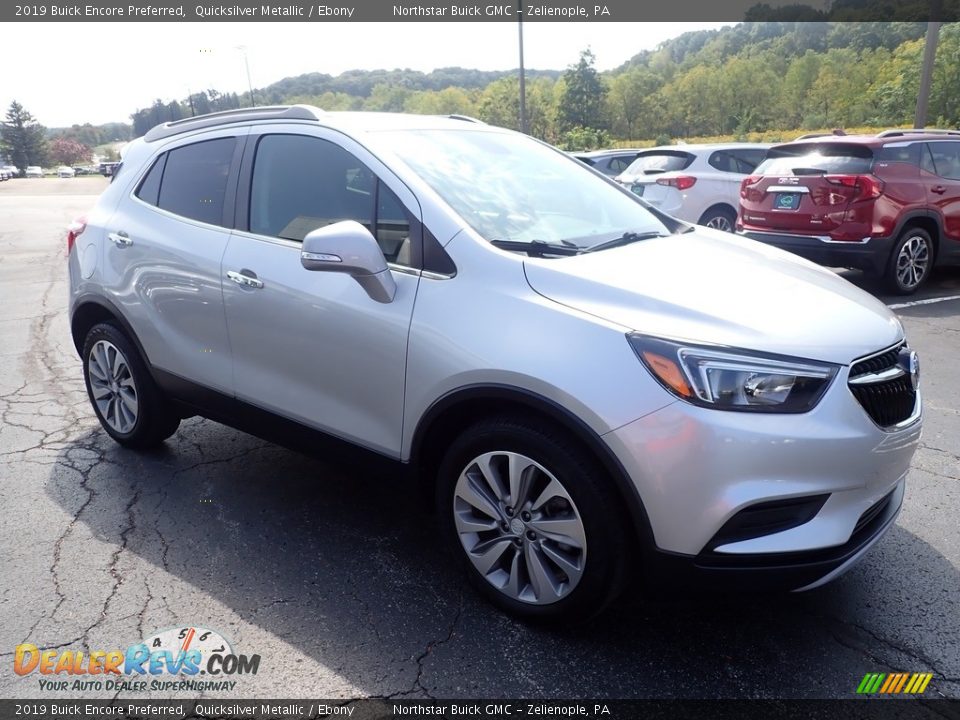 2019 Buick Encore Preferred Quicksilver Metallic / Ebony Photo #9