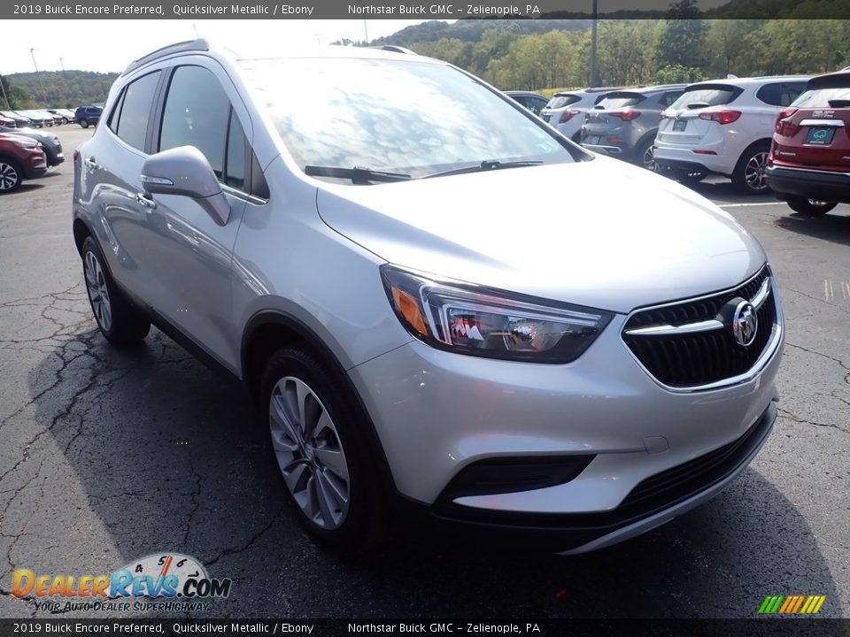 2019 Buick Encore Preferred Quicksilver Metallic / Ebony Photo #10