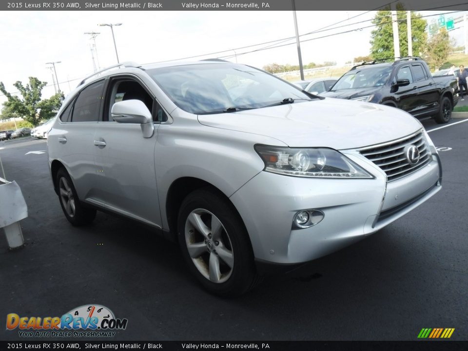 2015 Lexus RX 350 AWD Silver Lining Metallic / Black Photo #3