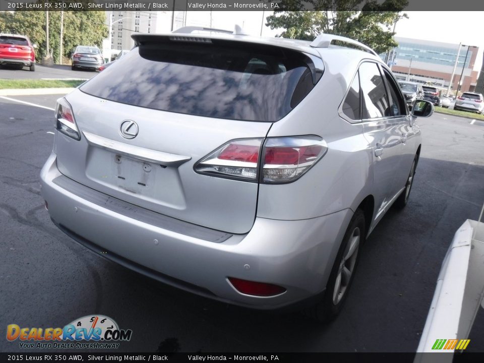 2015 Lexus RX 350 AWD Silver Lining Metallic / Black Photo #4