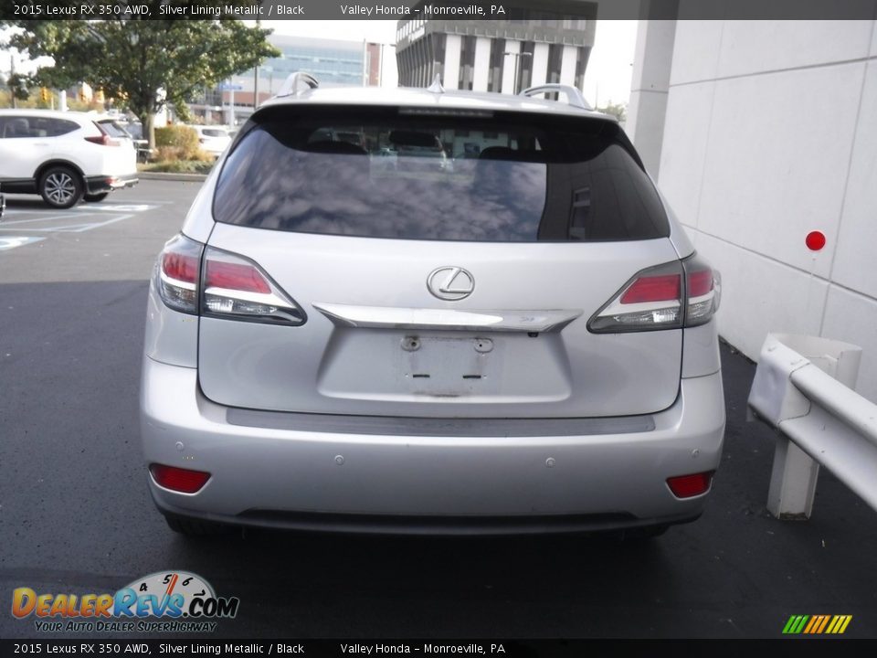 2015 Lexus RX 350 AWD Silver Lining Metallic / Black Photo #5