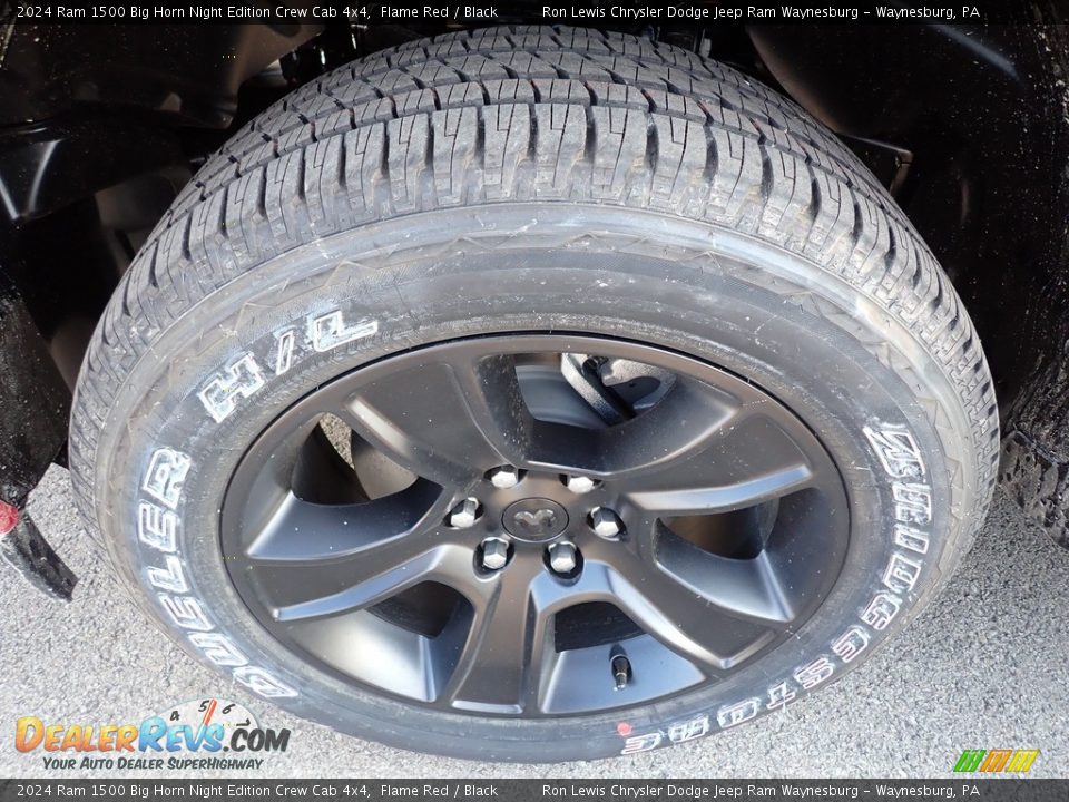 2024 Ram 1500 Big Horn Night Edition Crew Cab 4x4 Flame Red / Black Photo #11