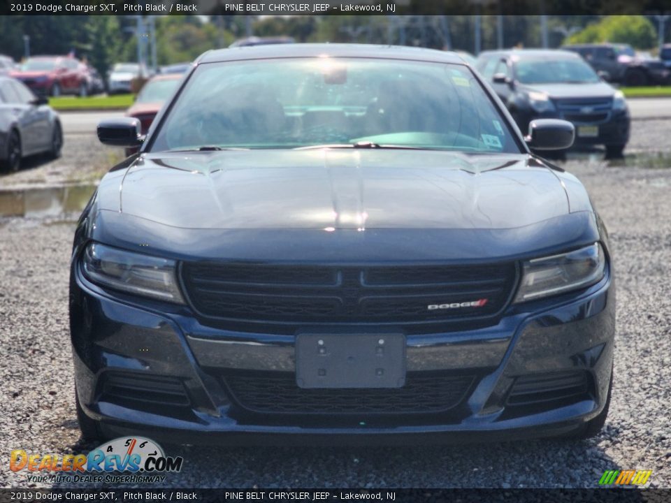 2019 Dodge Charger SXT Pitch Black / Black Photo #2