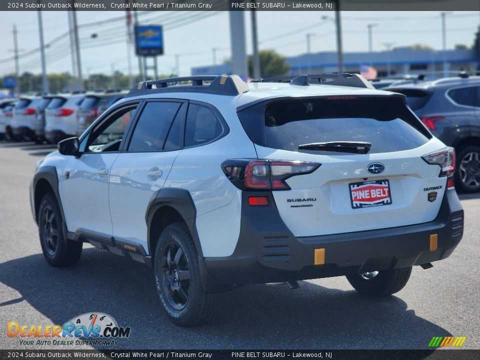 2024 Subaru Outback Wilderness Crystal White Pearl / Titanium Gray Photo #4