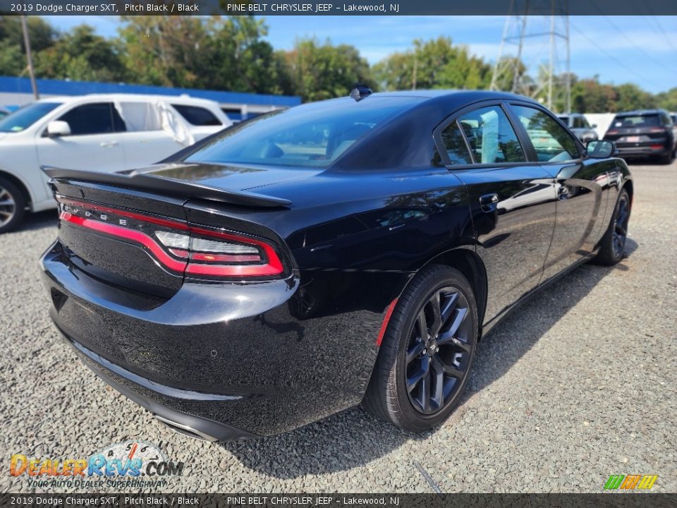 2019 Dodge Charger SXT Pitch Black / Black Photo #3