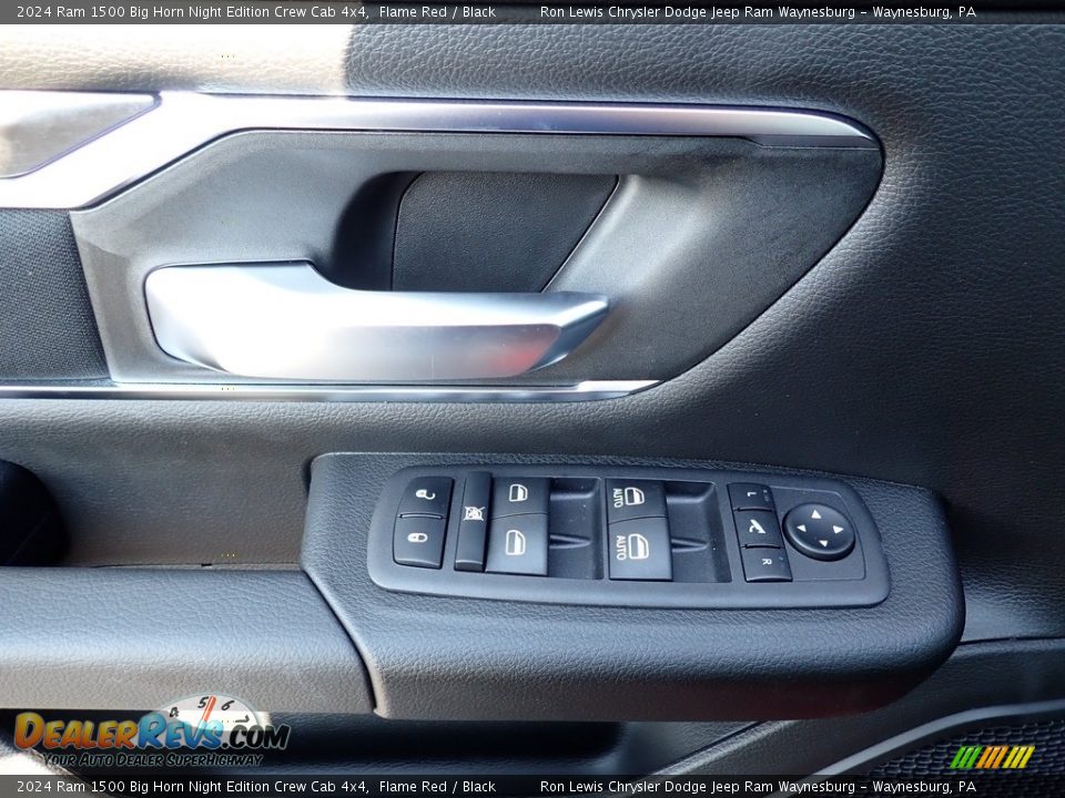 2024 Ram 1500 Big Horn Night Edition Crew Cab 4x4 Flame Red / Black Photo #15