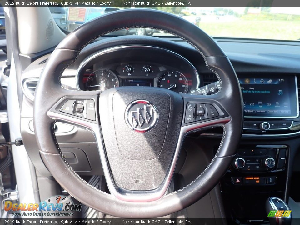 2019 Buick Encore Preferred Quicksilver Metallic / Ebony Photo #27