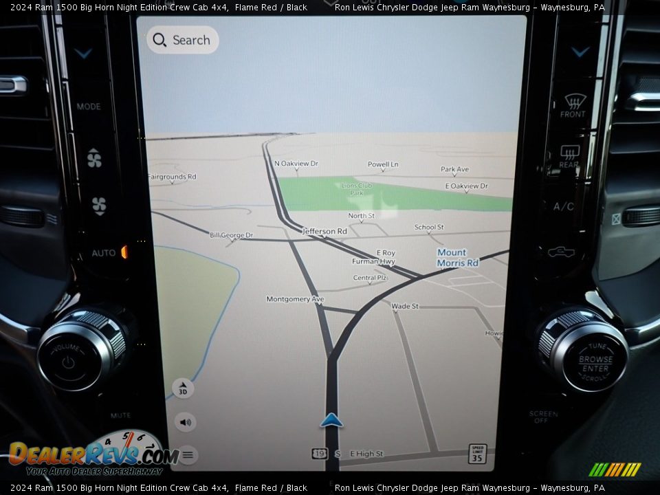 2024 Ram 1500 Big Horn Night Edition Crew Cab 4x4 Flame Red / Black Photo #18