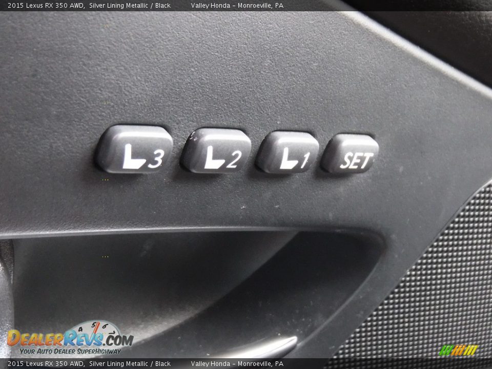 2015 Lexus RX 350 AWD Silver Lining Metallic / Black Photo #18