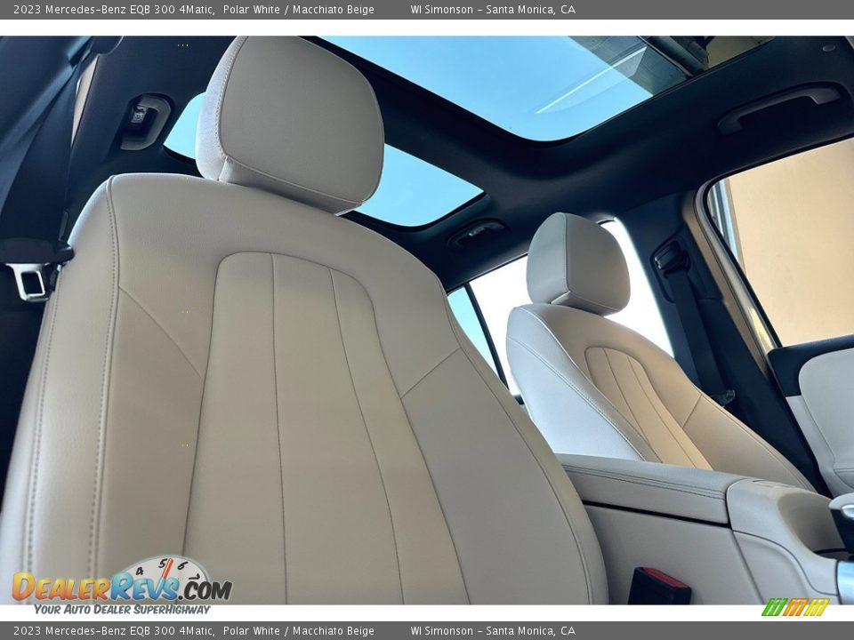 2023 Mercedes-Benz EQB 300 4Matic Polar White / Macchiato Beige Photo #15