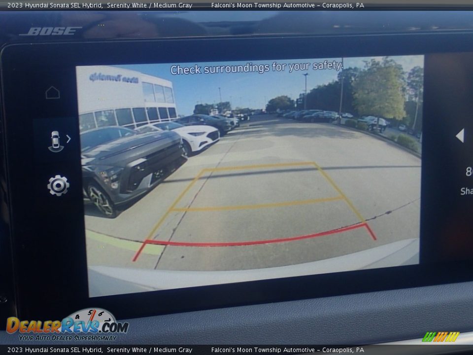 2023 Hyundai Sonata SEL Hybrid Serenity White / Medium Gray Photo #20