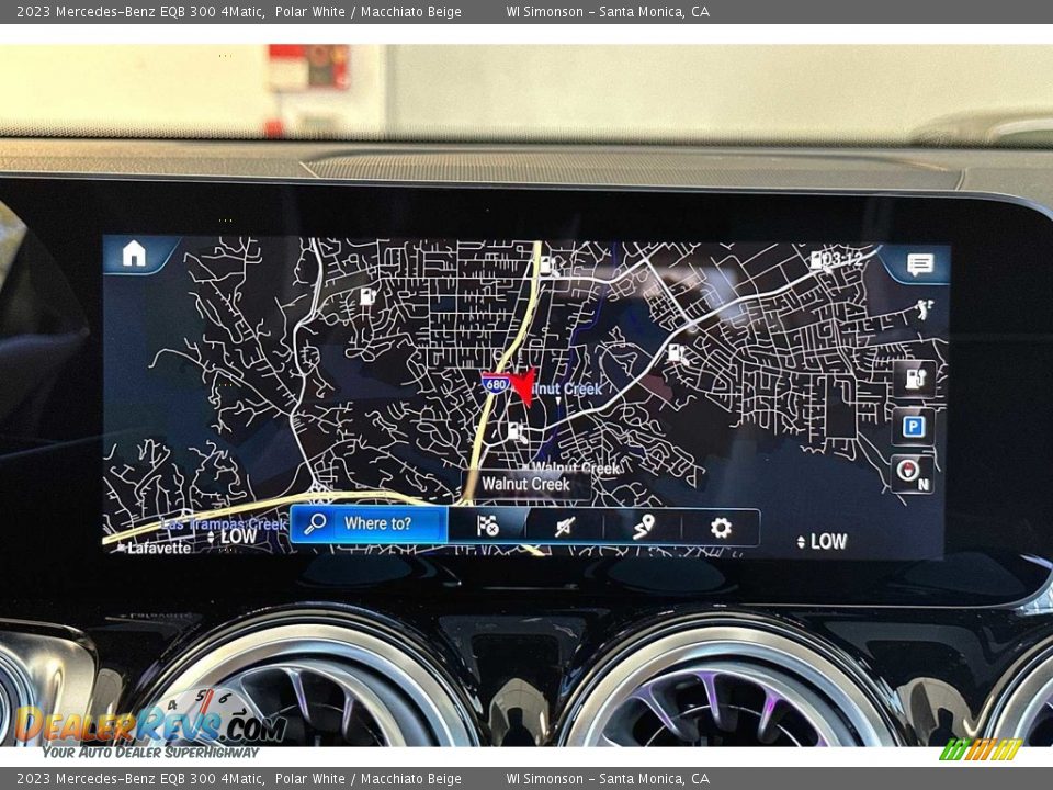 Navigation of 2023 Mercedes-Benz EQB 300 4Matic Photo #16