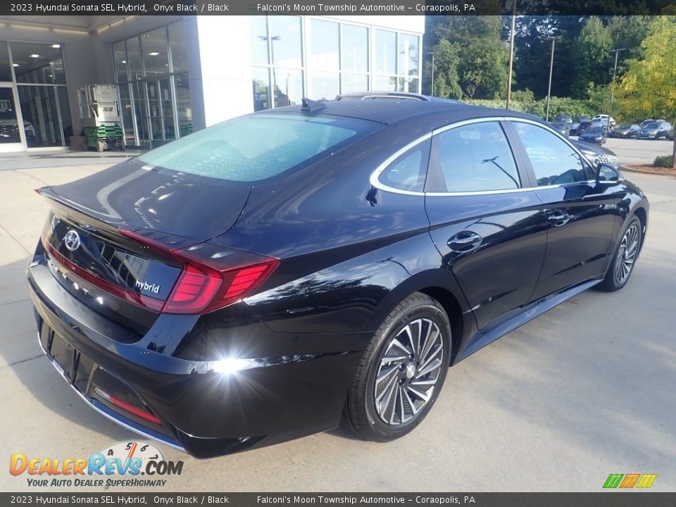 2023 Hyundai Sonata SEL Hybrid Onyx Black / Black Photo #2