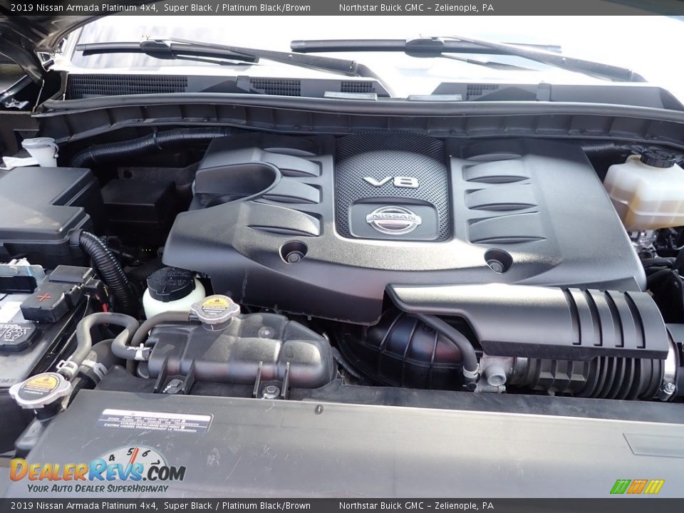 2019 Nissan Armada Platinum 4x4 5.6 Liter DOHC 32-Valve VVEL V8 Engine Photo #14