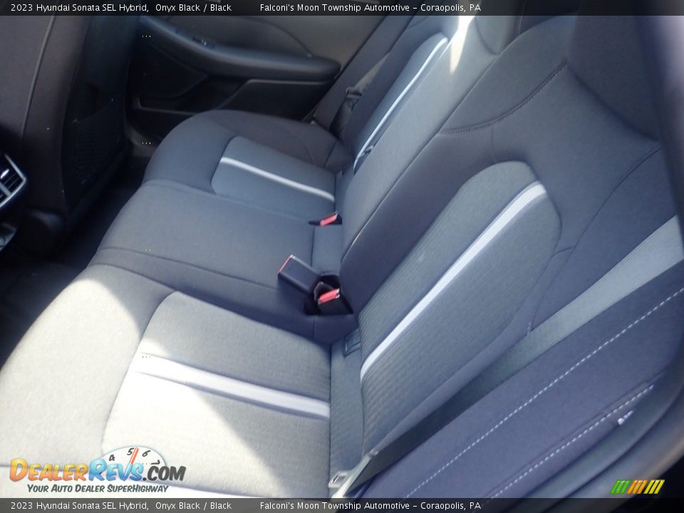 Rear Seat of 2023 Hyundai Sonata SEL Hybrid Photo #11