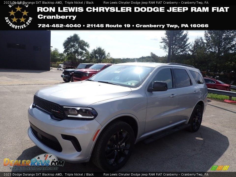 2023 Dodge Durango SXT Blacktop AWD Triple Nickel / Black Photo #1