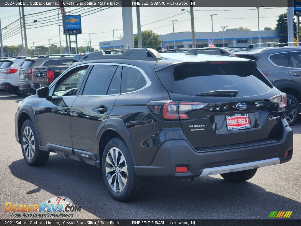 2024 Subaru Outback Limited Crystal Black Silica / Slate Black Photo #4