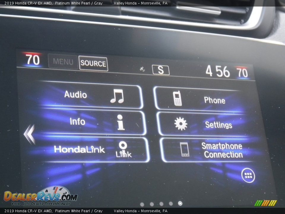 2019 Honda CR-V EX AWD Platinum White Pearl / Gray Photo #22