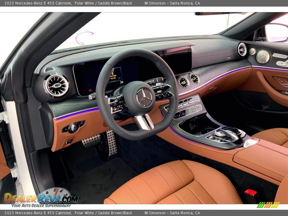 Saddle Brown/Black Interior - 2023 Mercedes-Benz E 450 Cabriolet Photo #4
